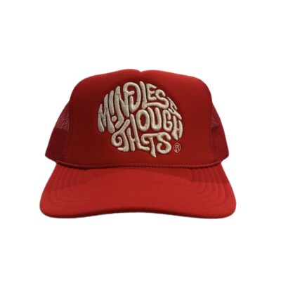 Classic Mindless Thoughts Trucker Red